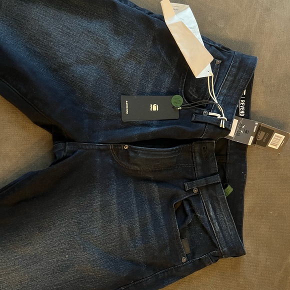 Mens brand new jeans raw skinny dark blue with tags g star - Picture 7 of 7